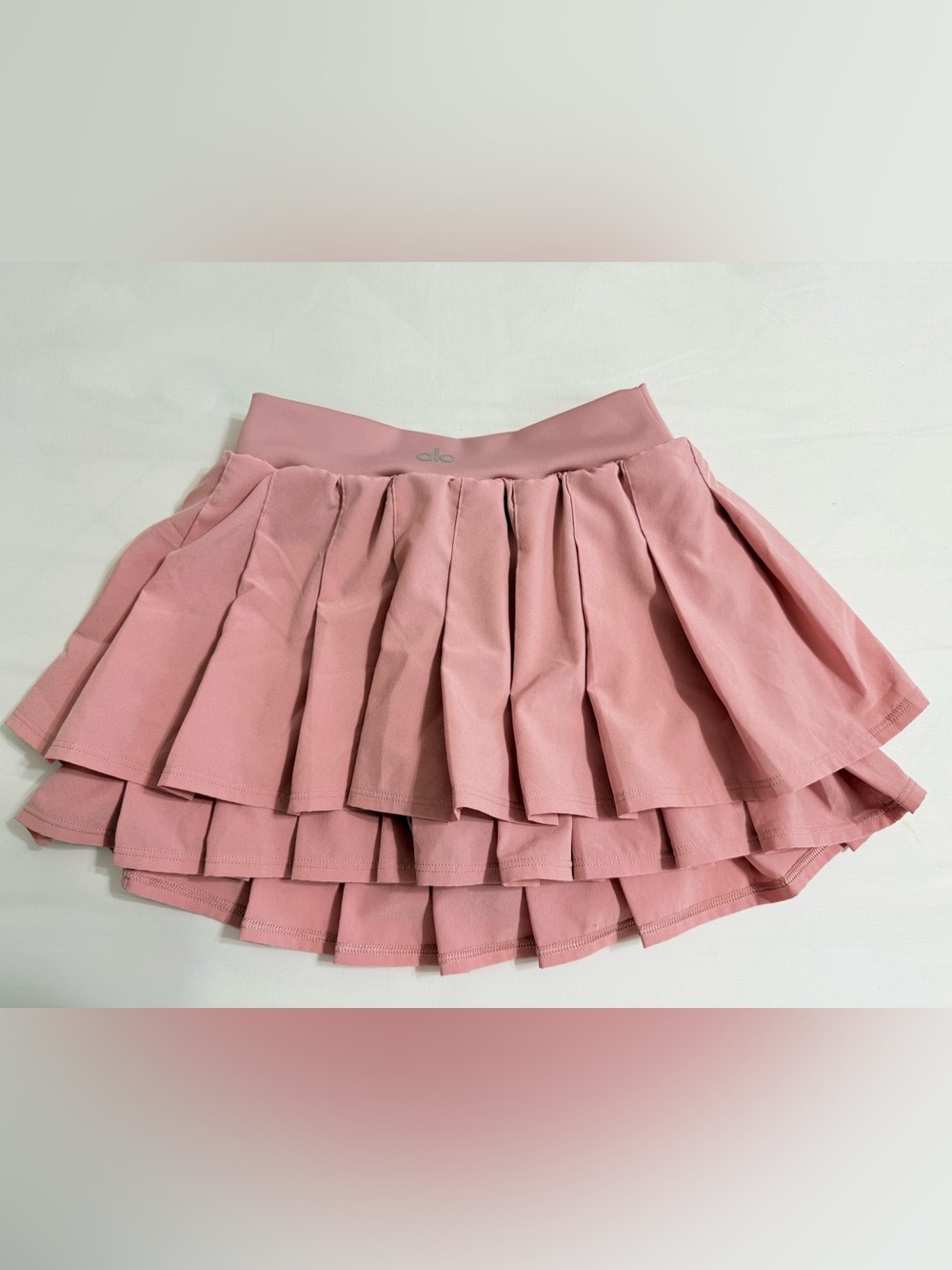 Firm Price. ALO Yoga Nothing or Double Pleated Skirt - Vintage Pink - XXS - NWOT